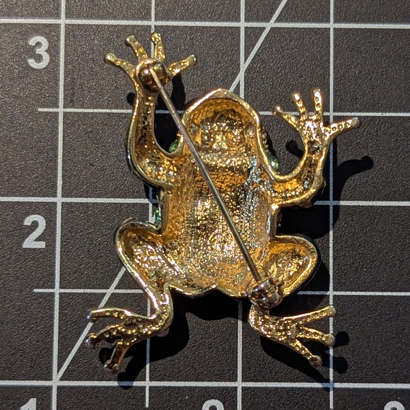 Colorful Frog Brooch - Picture 2 of 2